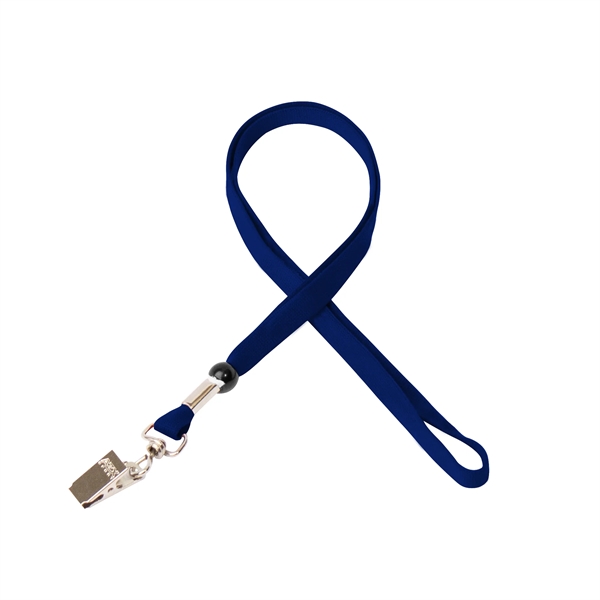 35" x 3/8" tubular lanyard with bulldog clip and silkscreen imprint.... from ASI 30250 AZX Sport USA