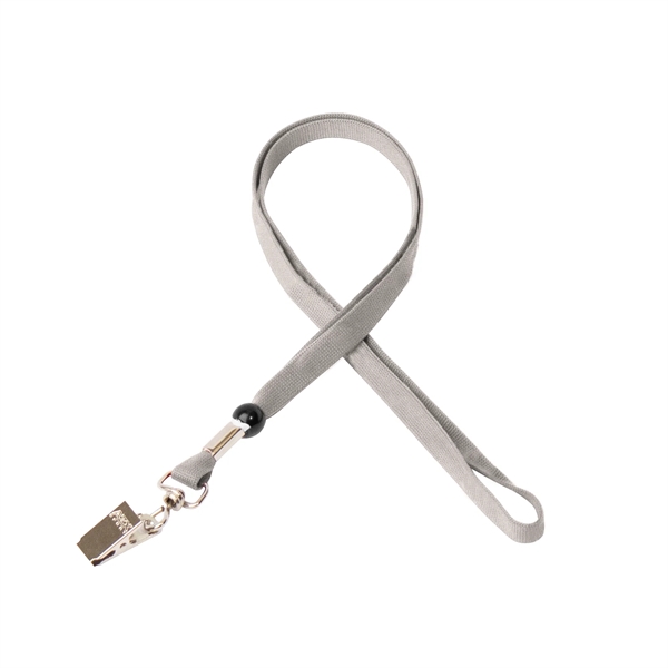 35" x 3/8" tubular lanyard with bulldog clip and silkscreen imprint.... from ASI 30250 AZX Sport USA