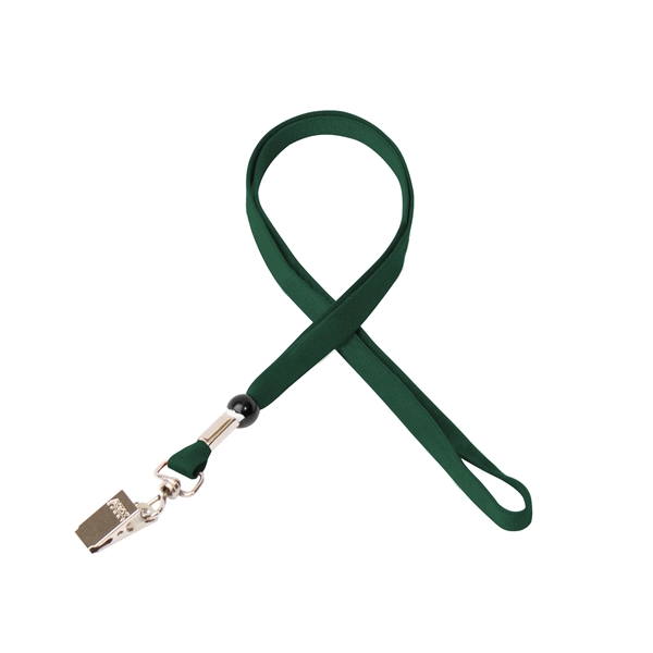 35" x 3/8" tubular lanyard with bulldog clip and silkscreen imprint.... from ASI 30250 AZX Sport USA