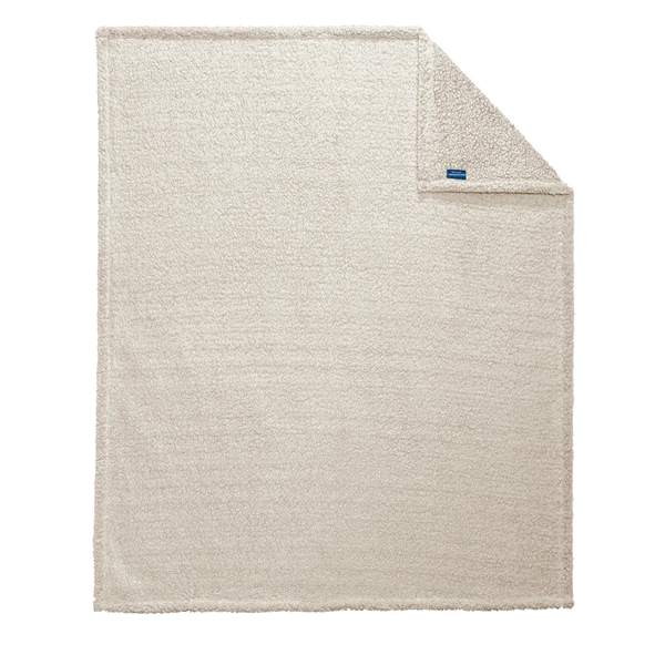 50" x 60" cozy plush throw blanket with a full color... from ASI 92980 WOV-IN® / Universal Strap/Wov-In Line