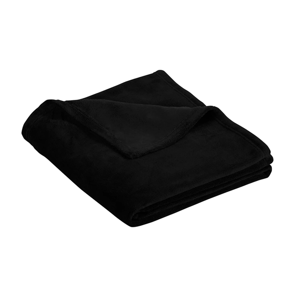 50" x 60" plush solid or patterned throw blanket with a... from ASI 92980 WOV-IN® / Universal Strap/Wov-In Line