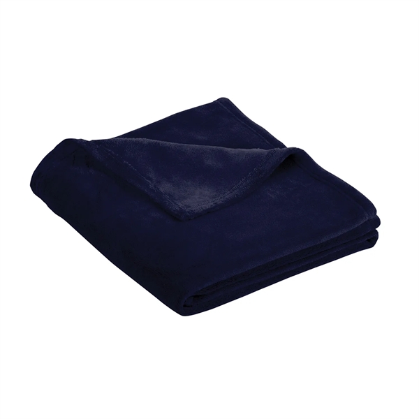 50" x 60" plush solid or patterned throw blanket with a... from ASI 92980 WOV-IN® / Universal Strap/Wov-In Line