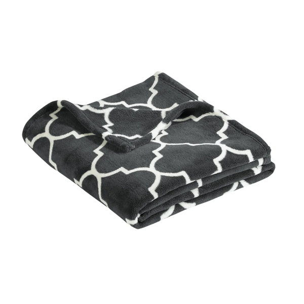 50" x 60" plush solid or patterned throw blanket with a... from ASI 92980 WOV-IN® / Universal Strap/Wov-In Line