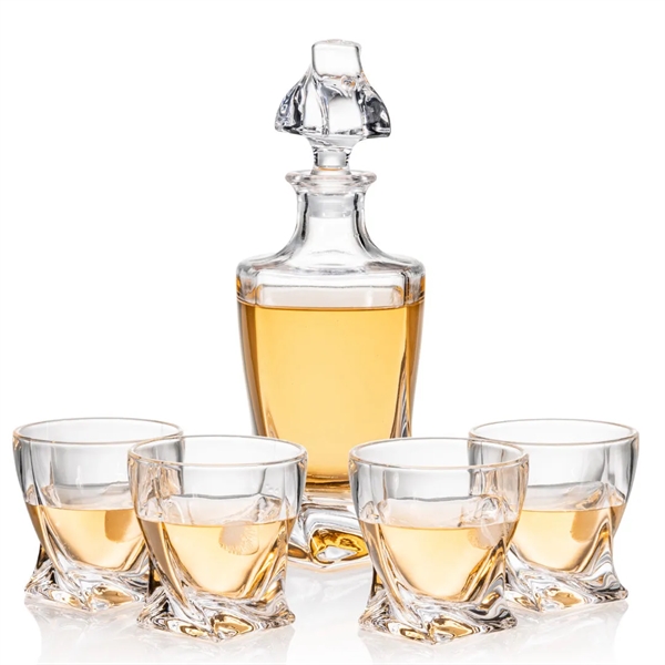 The Seneca Decanter Set is an exquisite glass set!... from ASI 84592 St Regis Group