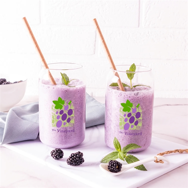 Beer can glasses, 16 oz. plus 1 color silkscreen imprint on... from ASI 37218 Athena Promo (tm)