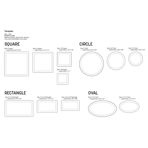 100% polyester, anti-pill fleece blanket measures 50" x 60", finished with... from ASI 92980 WOV-IN® / Universal Strap/Wov-In Line