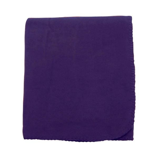 100% polyester, anti-pill fleece blanket measures 50" x 60", finished with... from ASI 92980 WOV-IN® / Universal Strap/Wov-In Line