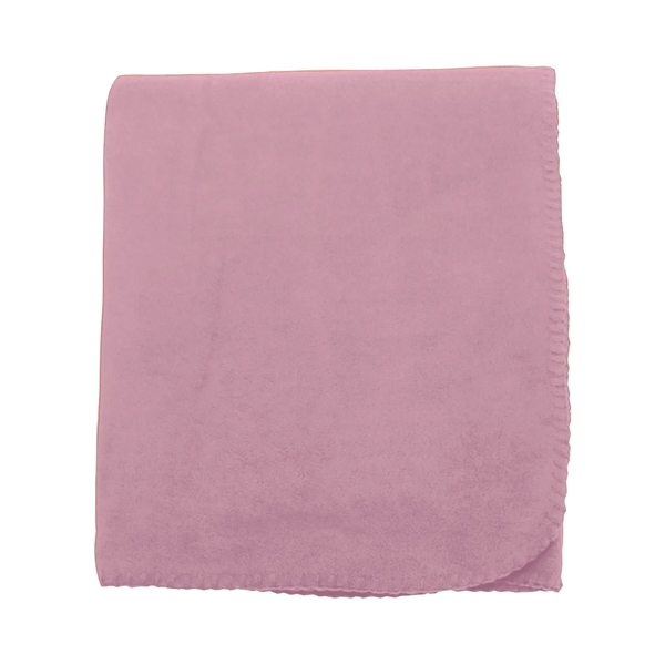 100% polyester, anti-pill fleece blanket measures 50" x 60", finished with... from ASI 92980 WOV-IN® / Universal Strap/Wov-In Line