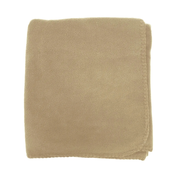 100% polyester, anti-pill fleece blanket measures 50" x 60", finished with... from ASI 92980 WOV-IN® / Universal Strap/Wov-In Line