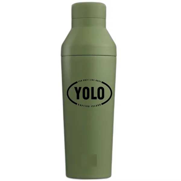 20 oz. JoyJolt Stainless Steel Shaker Bottle... from ASI 80060 VisionUSA