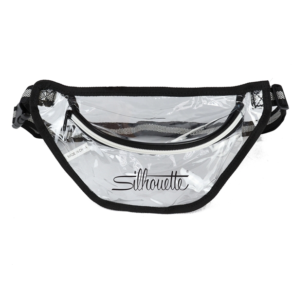 12" x 6.5" fanny pack/waist bag made of clear TPU material.... from ASI 90807 Tekweld