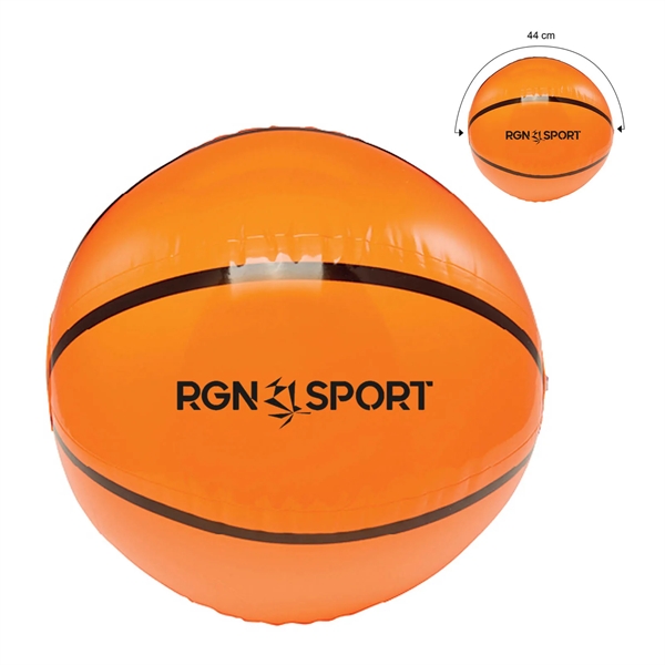 16" basketball style inflatable beach ball.... from ASI 63549 Jornik Manufacturing Corp
