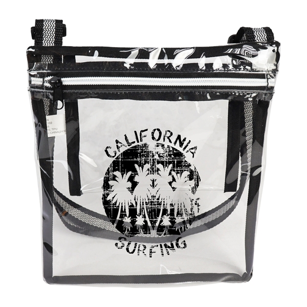 9" x 10" satchel made of clear TPU material with adjustable... from ASI 90807 Tekweld