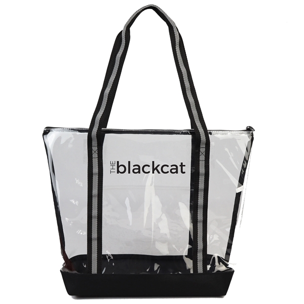 18" x 14" x 4.25" clear TPU tote bag with 26"... from ASI 90807 Tekweld