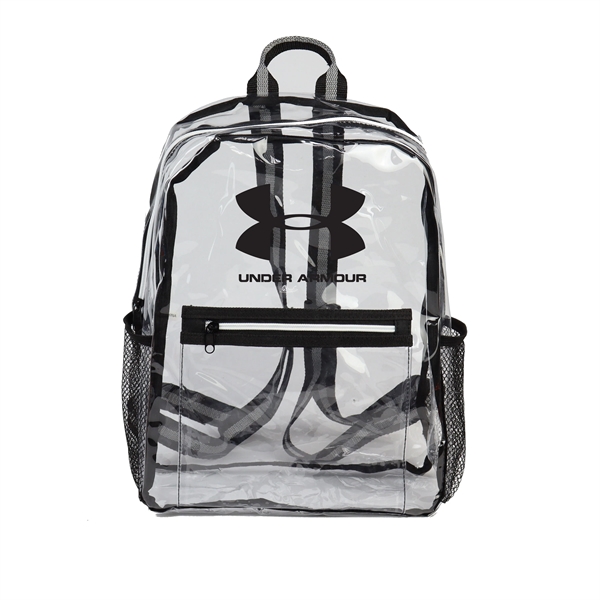 16" x 12" x 5" backpack made of clear TPU material.... from ASI 90807 Tekweld