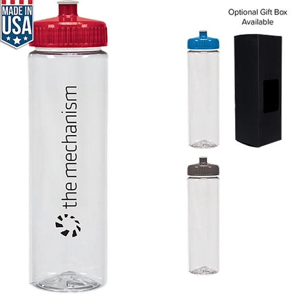 25 Oz Eco Friendly, Biodegradable, BPA & Lead Free Clear Bottle... from ASI 57956 Graphco line
