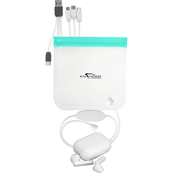 TRUE WIRELESS STRAPPY STORAGE CABLE SET... from ASI 30208 A P Specialties / AP Specialties