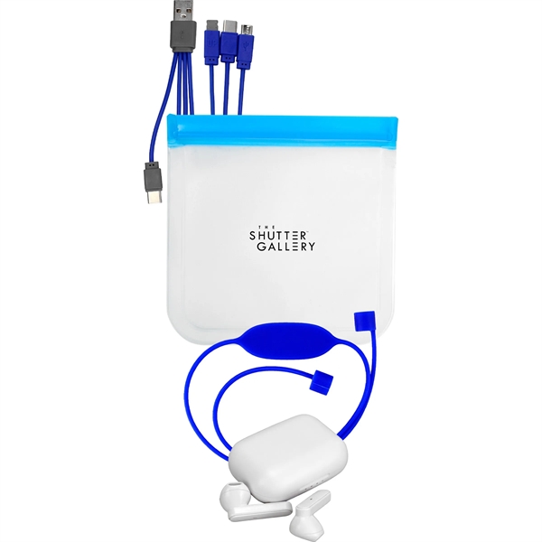 TRUE WIRELESS STRAPPY STORAGE CABLE SET... from ASI 30208 A P Specialties / AP Specialties