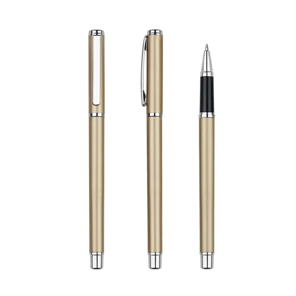 Metallic gel pen plus laser engraving on 1 location... from ASI 37218 Athena Promo (tm)