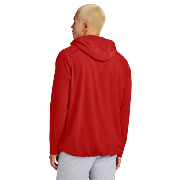 Sport-Tek Repeat 1/2-Zip Long Sleeve Hooded Jacket... from ASI 84863 SanMar