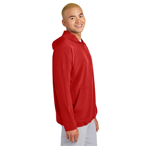 Sport-Tek Repeat 1/2-Zip Long Sleeve Hooded Jacket... from ASI 84863 SanMar