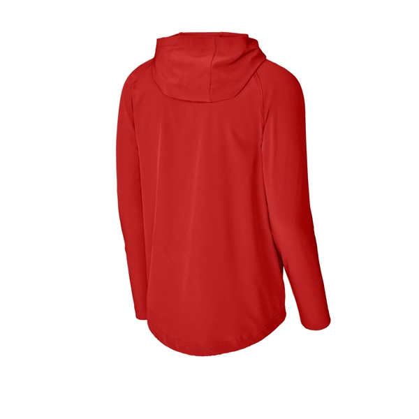 Sport-Tek Repeat 1/2-Zip Long Sleeve Hooded Jacket... from ASI 84863 SanMar