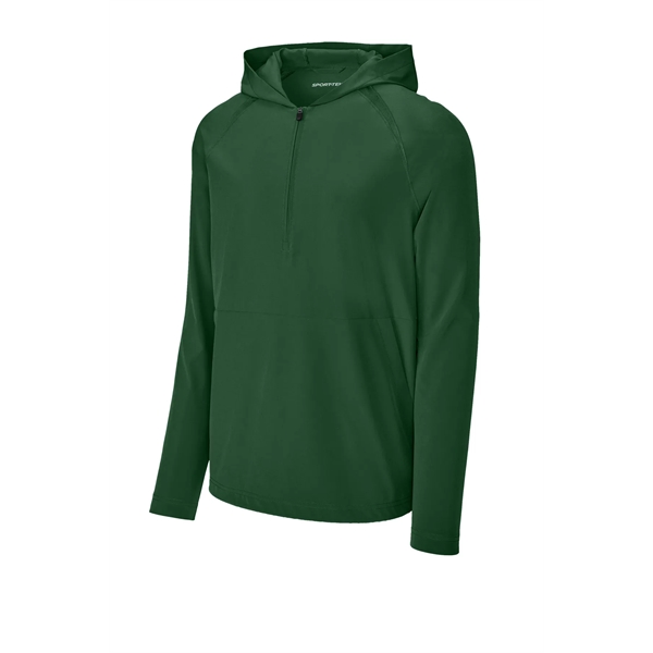Sport-Tek Repeat 1/2-Zip Long Sleeve Hooded Jacket... from ASI 84863 SanMar