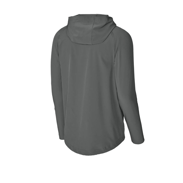 Sport-Tek Repeat 1/2-Zip Long Sleeve Hooded Jacket... from ASI 84863 SanMar