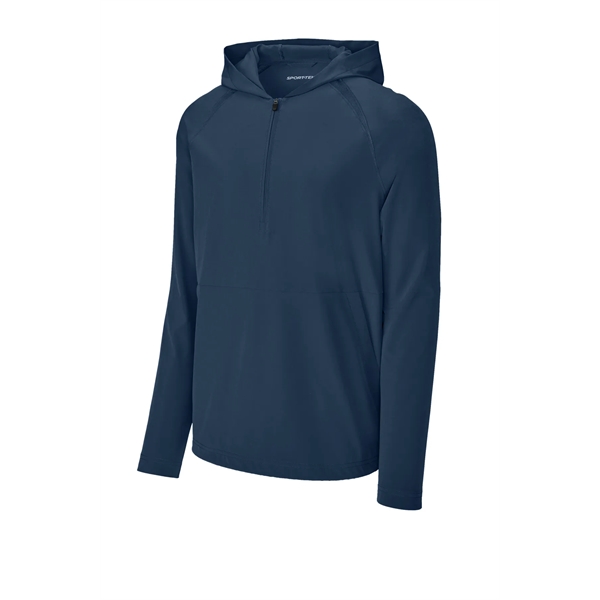 Sport-Tek Repeat 1/2-Zip Long Sleeve Hooded Jacket... from ASI 84863 SanMar