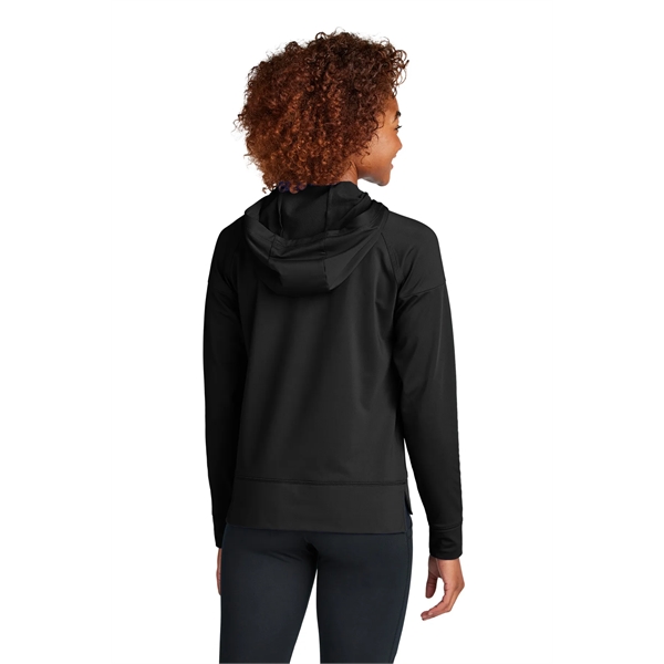 Sport-Tek Ladies Sport-Wick Stretch 1/2-Zip Hoodie... from ASI 84863 SanMar