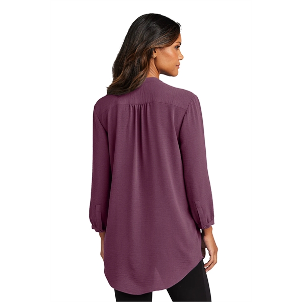Port Authority Ladies 3/4-Sleeve Textured Crepe Tunic... from ASI 84863 SanMar