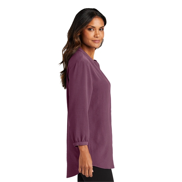Port Authority Ladies 3/4-Sleeve Textured Crepe Tunic... from ASI 84863 SanMar
