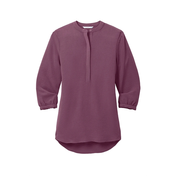 Port Authority Ladies 3/4-Sleeve Textured Crepe Tunic... from ASI 84863 SanMar