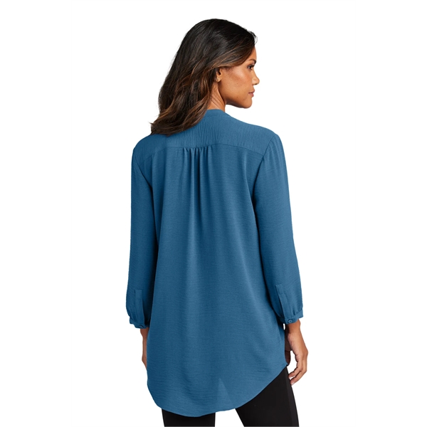 Port Authority Ladies 3/4-Sleeve Textured Crepe Tunic... from ASI 84863 SanMar