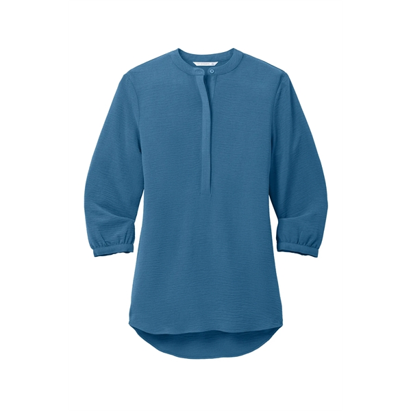 Port Authority Ladies 3/4-Sleeve Textured Crepe Tunic... from ASI 84863 SanMar