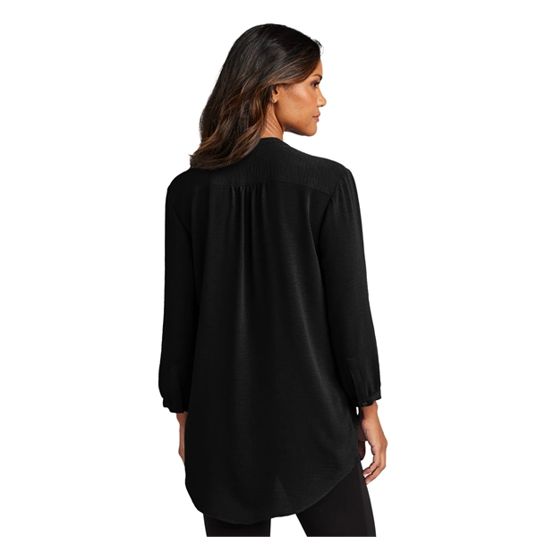 Port Authority Ladies 3/4-Sleeve Textured Crepe Tunic... from ASI 84863 SanMar