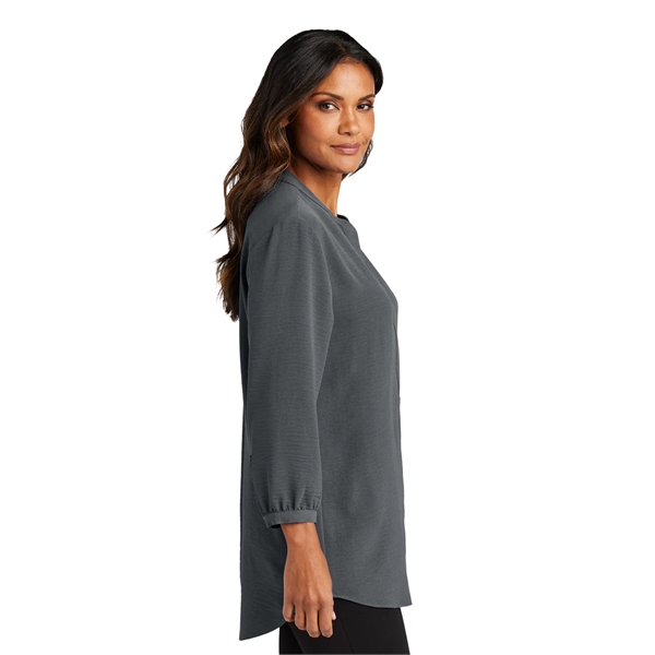 Port Authority Ladies 3/4-Sleeve Textured Crepe Tunic... from ASI 84863 SanMar