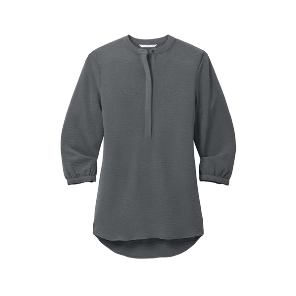 Port Authority Ladies 3/4-Sleeve Textured Crepe Tunic... from ASI 84863 SanMar