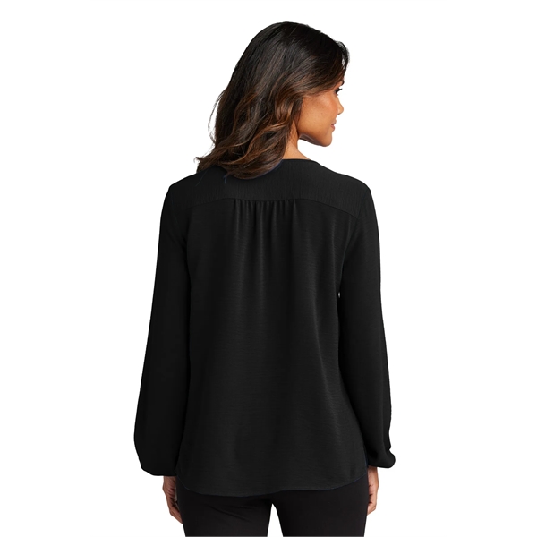 Port Authority Ladies Textured Crepe Blouse... from ASI 84863 SanMar
