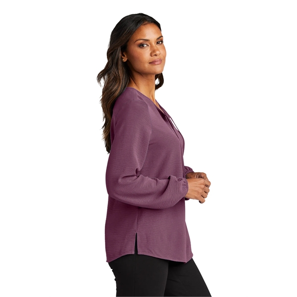 Port Authority Ladies Textured Crepe Blouse... from ASI 84863 SanMar