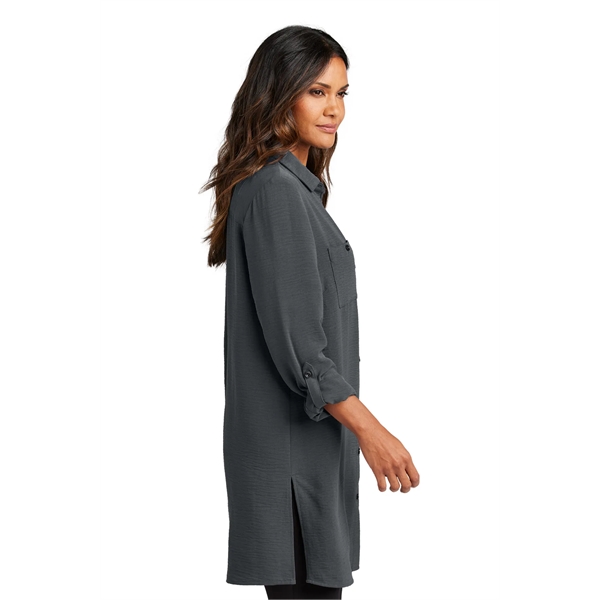 Port Authority Ladies Textured Crepe Long Tunic... from ASI 84863 SanMar