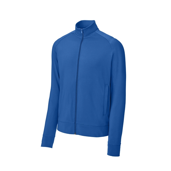 Sport-Tek Sport-Wick Stretch Full-Zip Cadet Jacket... from ASI 84863 SanMar