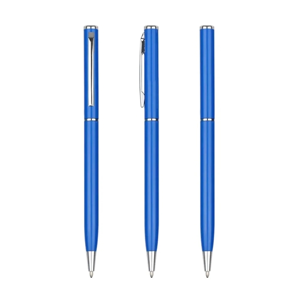 Twist action metallic ballpoint pen plus laser engraving on 1 location... from ASI 37218 Athena Promo (tm)