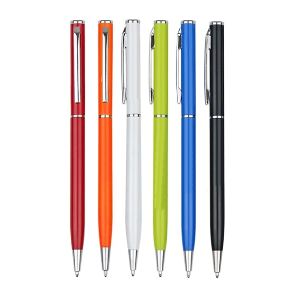 Twist action metallic ballpoint pen plus laser engraving on 1 location... from ASI 37218 Athena Promo (tm)