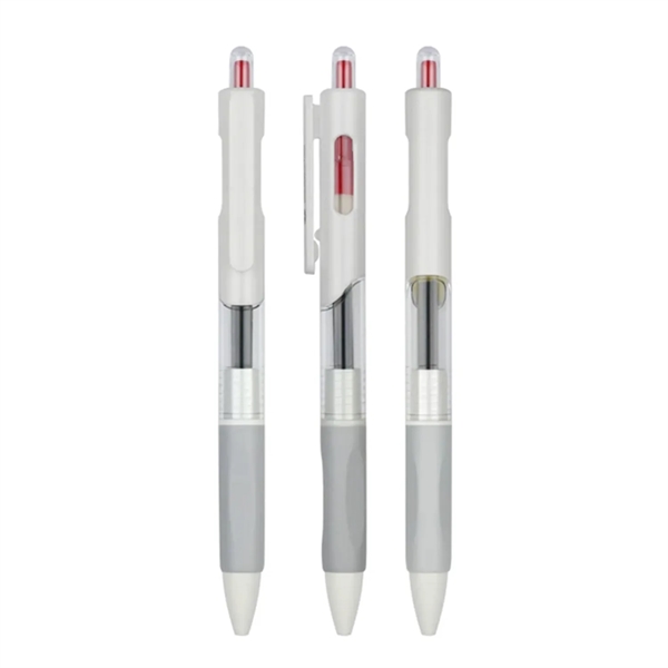 Plastic gel pen with click-action plus 1 color pad imprint on... from ASI 37218 Athena Promo (tm)