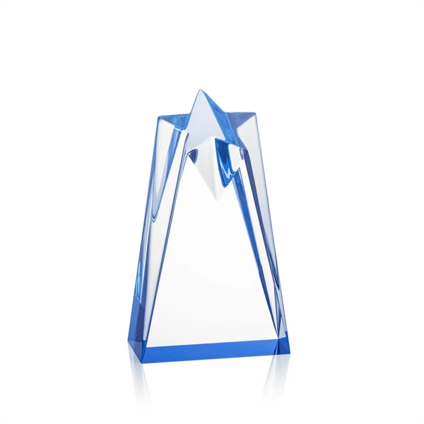 The stunning freestanding Rosina Acrylic award in Blue presents excellence with... from ASI 84592 St Regis Group / St Regis