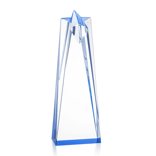 The stunning freestanding Rosina Acrylic award in Blue presents excellence with... from ASI 84592 St Regis Group / St Regis