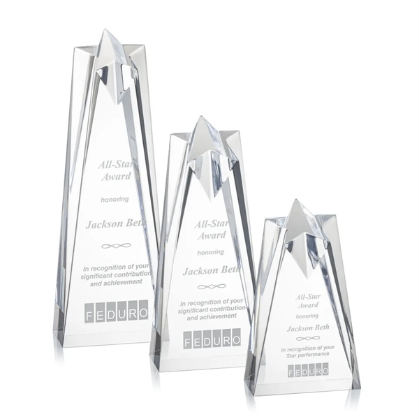 The stunning Rosina award presents excellence with a freestanding star peak... from ASI 84592 St Regis Group / St Regis