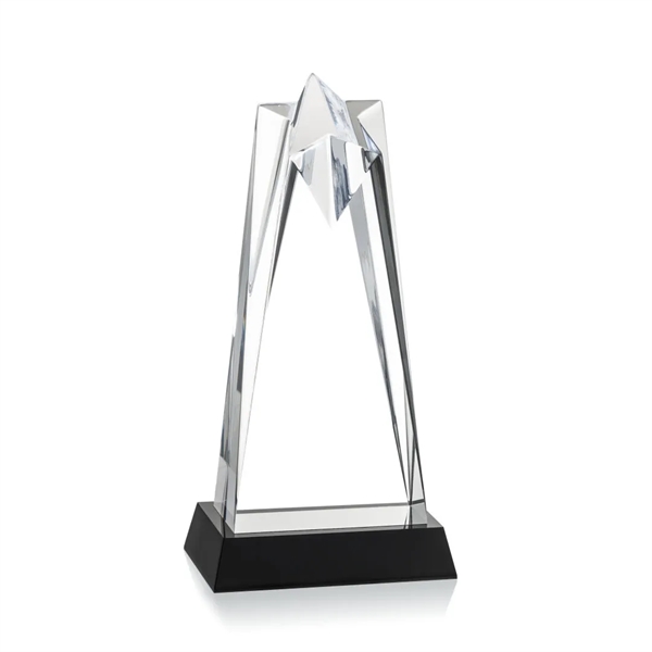 The Striking Acrylic Rosina Star Award is mounted on a sleek... from ASI 84592 St Regis Group / St Regis