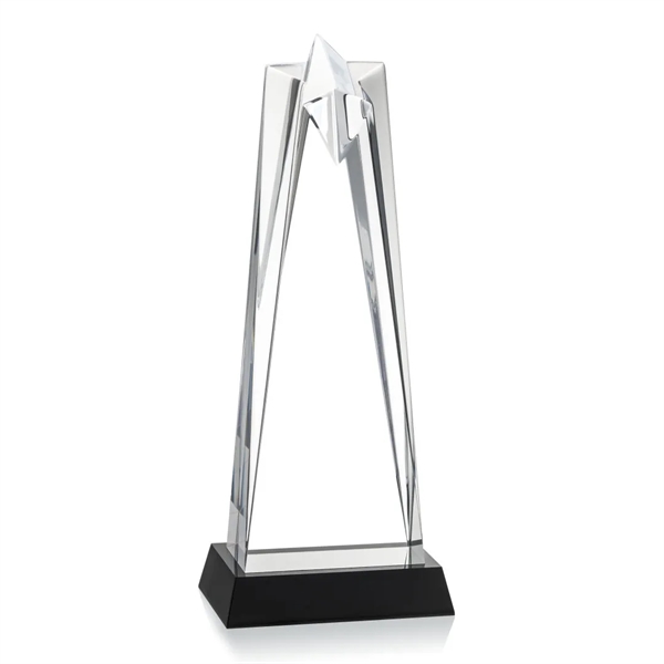 The Striking Acrylic Rosina Star Award is mounted on a sleek... from ASI 84592 St Regis Group / St Regis